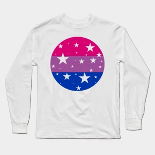 Bi Pride Stars Long Sleeve T-Shirt